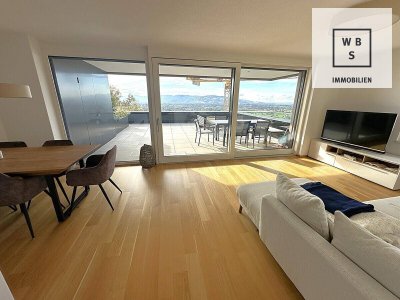 Exklusive 4-Zimmer-Wohnung mit traumhaftem Blick auf das Rheintal bis zum Bodensee