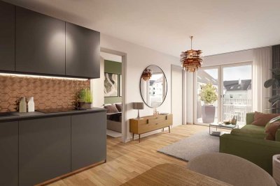 FRÜHLINGS-SPECIAL: 2-Zimmer-Therassenwohnung mit Ost-Ausrichtung