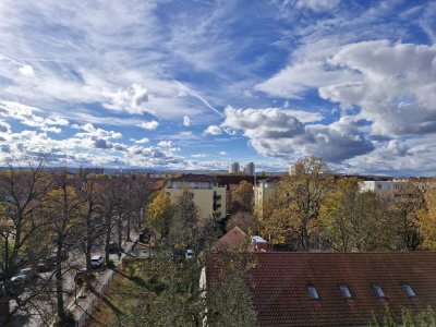 Helle Dachgeschosswohnung mit Weitblick über Dresden in beliebter Lage von Gruna