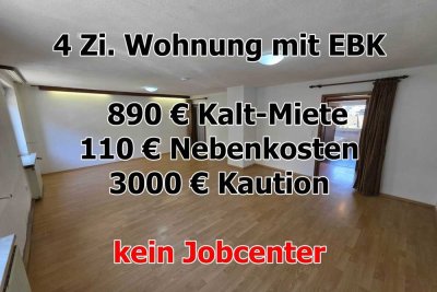 ab sofort - 4 Zimmer Wohnung mit Einbauküche