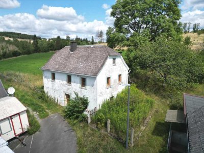 Dorfhaus mit viel Natur