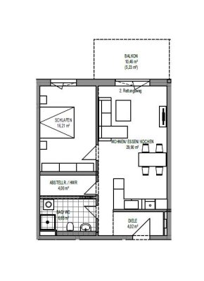 Moderne 2-Zimmer Wohnung in Kaiserslautern