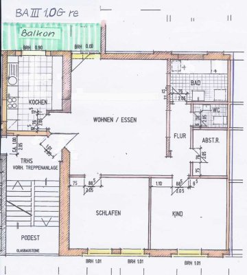 Schöne 3,5- Zimmer-Wohnung mit Balkon in Ebhausen