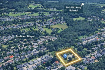 Neubau-Gartenwohnung in Bestlage von Bochum-Stiepel – unverbaubarer Ruhrtalblick
