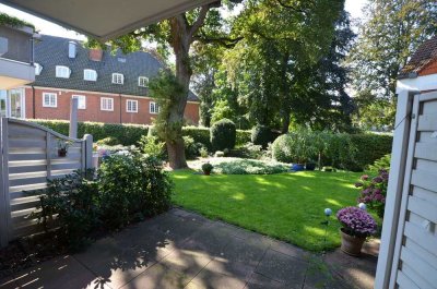 Riensberg: Ruhige u. großzügige 2- Zi. EG-Wohnung m. Terrasse, Parkett, Fußbodenheizung, EBK, Keller