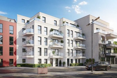 Neubau Erstbezug: Moderne 2-Zimmer-Wohnung mit 2 Balkonen im Langenfelder Stadtzentrum