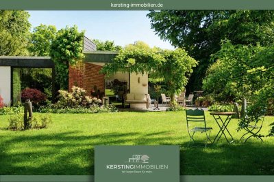 Großzügiger Bungalow mit Privatsphäre in brillanter Lage zwischen Stadtwald und Musikerviertel