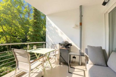 FURNISHED | Vollmöblierte 2-Zimmer mit Balkon am Isarhochufer