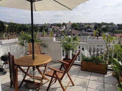 Maisonette mit Dachterrasse und Südblick in Wuppertal-Barmen