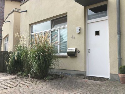 Nahe Münster: Vollständig möblierte und ausgestattete 93qm-Terrassenwohnung für Paare und Singles