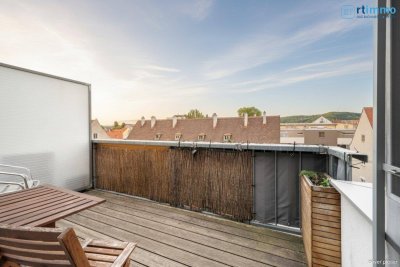 GROSZÜGIGE; HELLE 4-DACHTERRASSENWOHNUNG UND GARAGENPLATZ