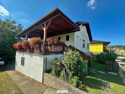 Idyllisches Landhaus mit großem Grünblick