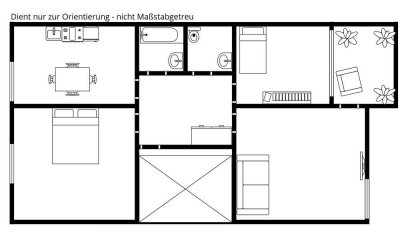 3-Zimmer-Wohnung mit Loggia in Langenfeld