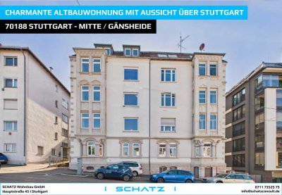 �️Charmante Altbauwohnung mit Aussicht über Stuttgart