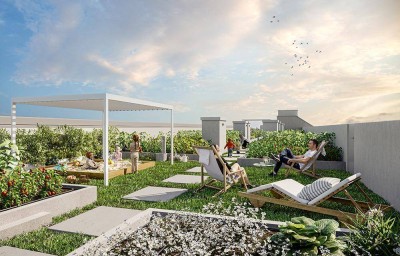 Kompakt geplant, großzügig gelebt – 3-Zimmer Wohnung mit riesiger Dachterrasse