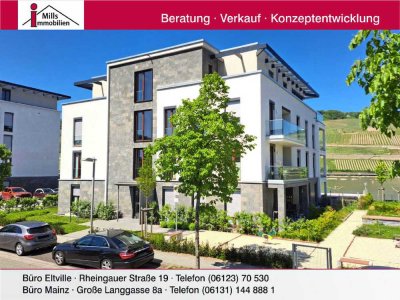 **Erste Reihe in Bingen am Rhein** Nur noch 1 Neuwertige Luxus-Wohnung mit Rhein- und Weinberg