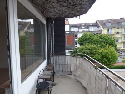 Helles Appartement mit Balkon in Düsseldorf Oberbilk am Lessingplatz, Sonnenstr.