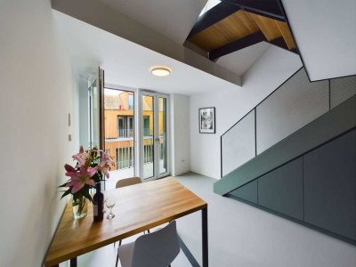 Ab sofort: Möblierte Maisonette-Wohnung mit Balkon zentral in Oldenburg  | Maisonette Prime