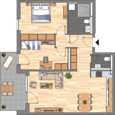 3-Zimmer-Wohnung in Bonn Endenich