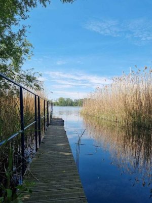RESERVIERT: Sommerhaus am Ruppiner See mit Bootsanleger
