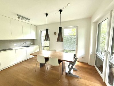 Moderne Gartenwohnung mit 3 Zimmern – möbliert auf Zeit