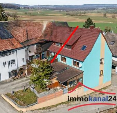 Wohnen auf ca. 160 m² mit Weitblick, Garten, Garage, neue Heizungsanlage – in 78244 Gottmadingen