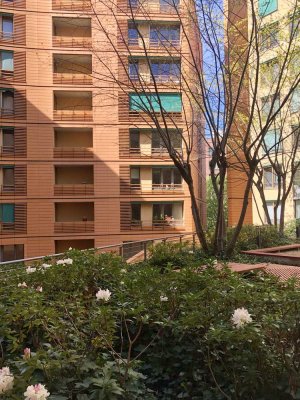 Schöne & ruhige 2 Zi.-Maisonette-Wohnung mit offener Galerie-Ebene am Potsdamer Platz! OHNE BALKON !
