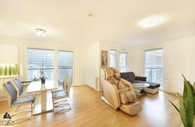 DC Living! Exklusives Wohnen in Wien: 3-Zimmer-Wohnung mit Loggia - Uno City und Alte Donau Nähe