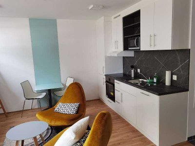Stilvolle, gepflegte 1,5-Zimmer-Wohnung mit Einbauküche in Münchsmünster