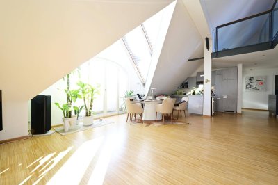 ELISABETH-VORSTADT NAHE MIRABELL | Einzigartige Maisonette im Altbau – Dachterrasse &amp; über 6 m Raumhöhe