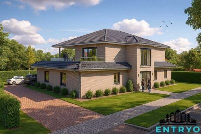 Neubau Erdgeschosswohnung zentral in Wiesmoor - energieeffizient, ebenerdig und zukunftssicher!