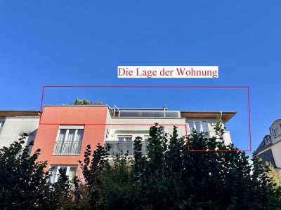 *NEU* EIN ECHTES SAHNESTÜCK! EINE EINMALIGE CHANCE PENTHAUS IN DOM-BLICKLAGE AN DER MAARAUE!