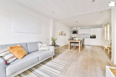 Trendige 2-Zimmer-Wohnung mit großem Balkon im Erstbezug