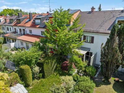 Laim: Reihenmittelhaus in München mit Garten und Ausbaupotential