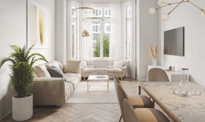 Tradition trifft Moderne - Hochwertige Altbauwohnung mit Balkon in zentraler Lage