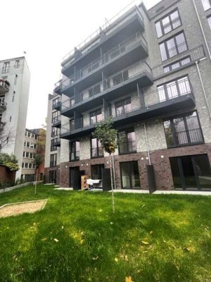 Möblierte 1-Zimmer-Wohnung mit Balkon und Einbauküche