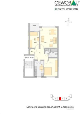 WIR MODERNISIEREN - Geräumige 3-Zimmer Wohnung in Überruhr