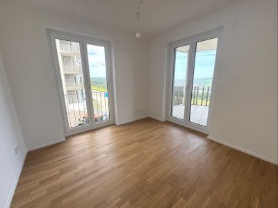 Moderne 3-Zimmer-Wohnung mit Balkon und Neckartalblick