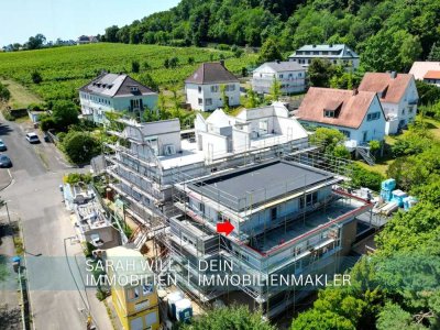 Exklusive 2-Zimmer-Neubauwohnung mit großer Dachterrasse & Weitblick, begehrte Lage Hambacher Höhe