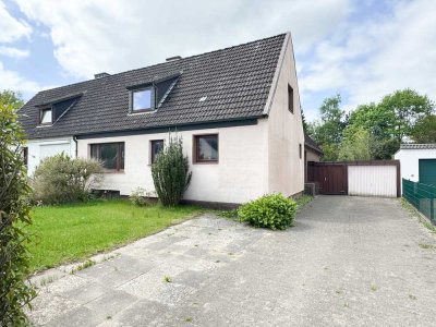 Doppelhaushälfte in ruhiger Lage von Moorrege mit flexibler Raumaufteilung und Garten