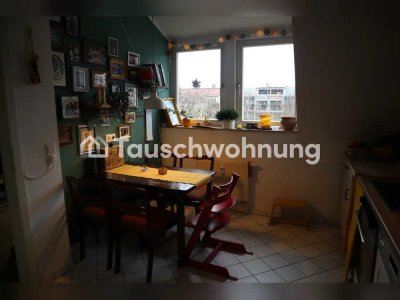Tauschwohnung: Sonnige Maisonette Wohnung direkt am Wald