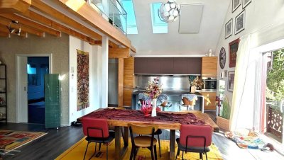 WOHLFÜHLLOFT mit Galerie &amp; Einliegerwohnung –ZWEITWOHNSITZWIDMUNG nahe Fuschlsee