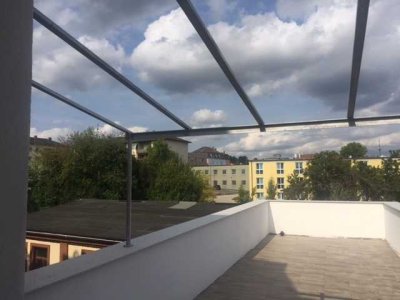 Penthouse-Wohnung in Marktredwitz, 2 Zimmer, Terrasse mit Loggia