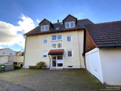 2-Zimmer-Wohnung 
mit zusätzlichem Raum im Spitzboden