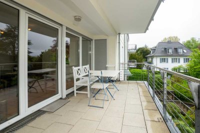 2-3 Zimmer-Wohnung mit Panoramablick, 2 Balkonen und Einbauküche in Wuppertal Elberfeld West