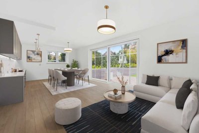 Hochwertig sanierte 3-Zimmer Erdgeschosswohnung mit eigenem Eingang und Garten