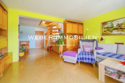 Charmante 4-Zimmer-Maisonette-Wohnung mit Raum für Visionen in guter Lage