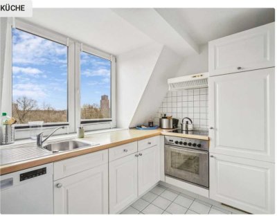 Wohnen beim Stadtpark. Vollmöblierte 50 m² - 2.0 Zi. Wohnung Barmbek-Süd