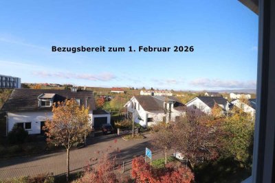 Helles, teilmöbliertes Einzimmerapartment in ruhiger, sonniger Feldrandlage. Stadtbus vor der Tür.