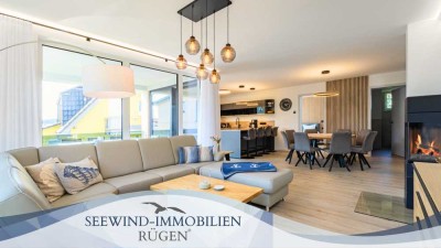 Voll eingerichtete Luxus Maisonette-Ferienwohnung mit 4 Schlafzimmern & Sauna im Ostseebad Sellin